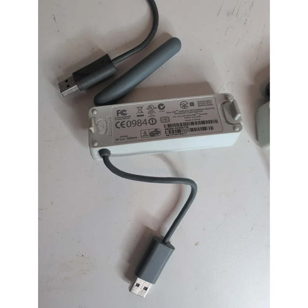 4 Official Microsoft Xbox 360 Wireless Network Adapter Wi-Fi Single Antenna OEM